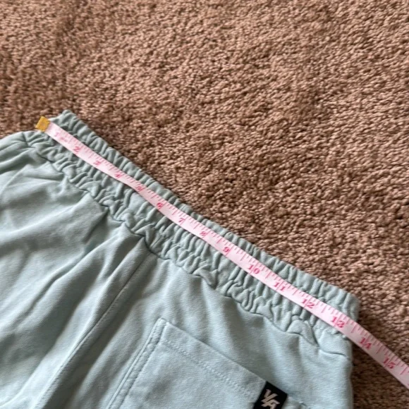 YoungLa Bodybuilding Slim Fit Gym Athletic Terry Sweat Shorts Teal - Picture 10 of 12